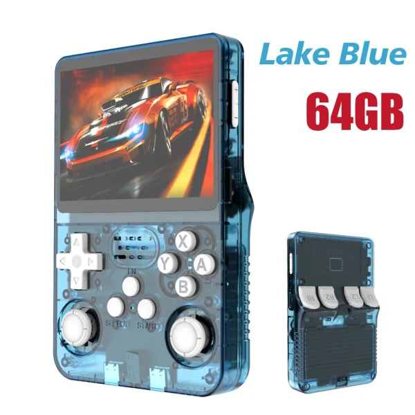 BOYHOM 256G/128G/64G R36S ARKOS Retro Handheld Game Console 3.5'' IPS screen,Portable Pocket Game Player for children gift