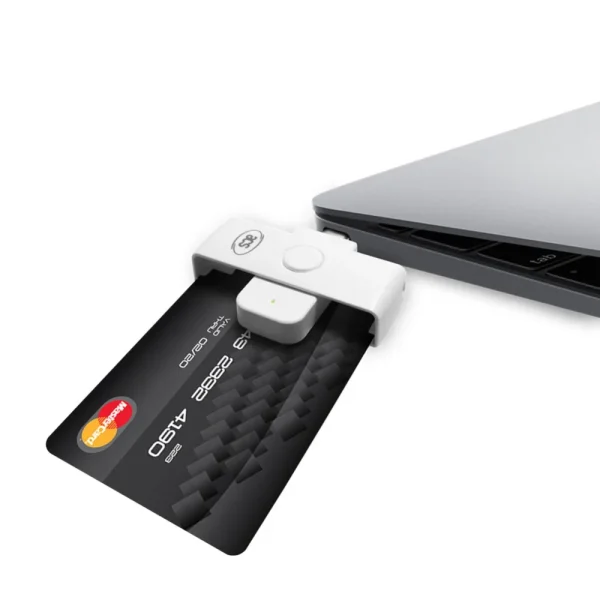 ACR39U-NF Pocketmate II Smart Card Reader (USB Type-C) For CAC and PIV cards Thunderbolt 3, SLE4442 SLE4428 AT24C64 Memory Cards
