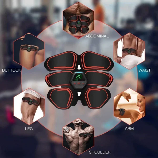 Exercise Machine Slimming Belts Weight Loss Products EMS Electrostimulator ABS Trainer Abdominal Muscle Stimulator for Men Women