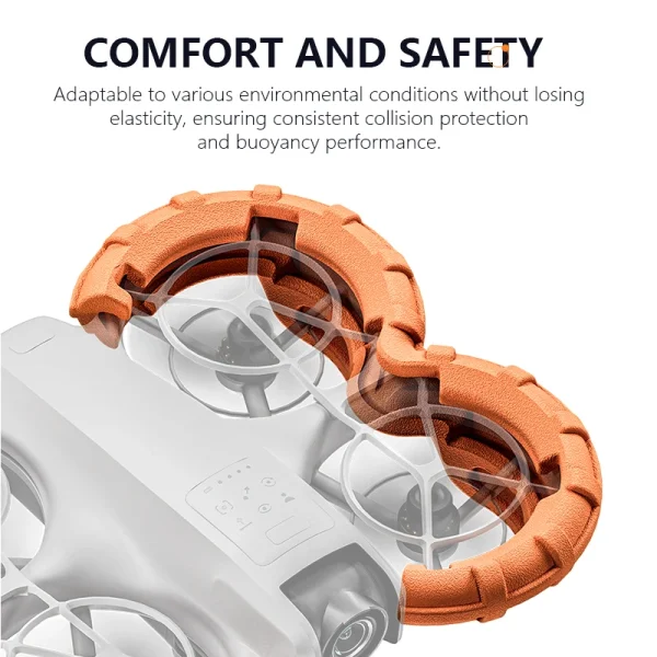 STARTRC Drone Parts Propeller Guard Cover EVA Floating Protector For DJI NEO Drone Accessories Anti-Collision Ring