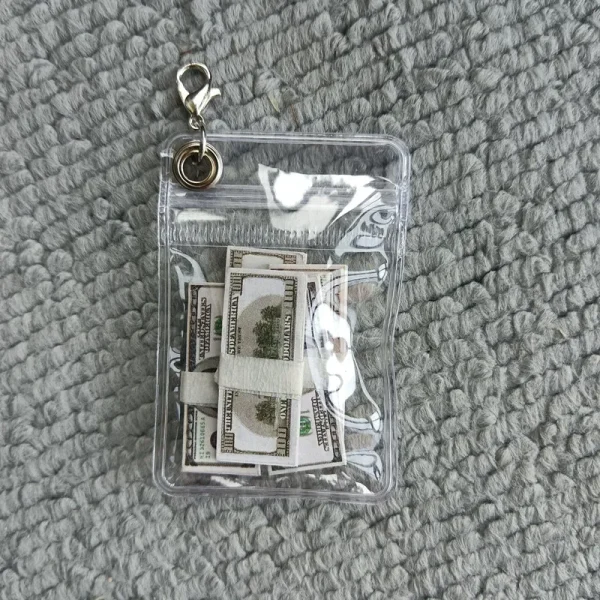 Unique Handmade Mini Money Bag Keychain: Perfect Gift