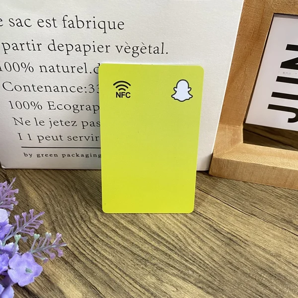Follow us on Instagram Facebook Snapchat WhatsApp NFC Social Business Card Tap Connect Cards
