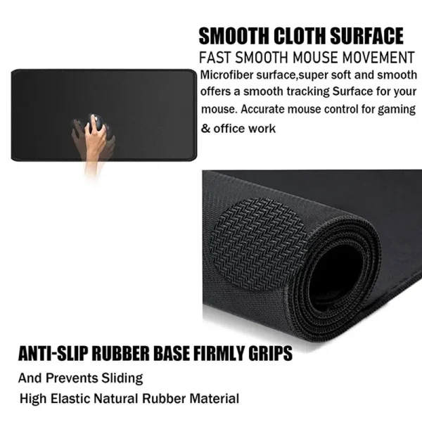 Gamepad Pattern Mouse Pad Large Gaming Mousepad XXL Gamer Keyboard Pads Office Laptop Desk Mats Non-Slip Rubber Home Table Mat