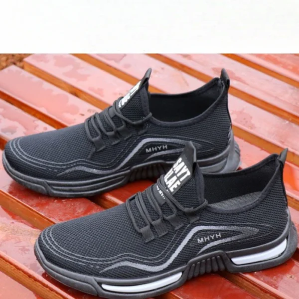 Summer Men's Mesh Casual Sneakers Light Soft Sole Lace Up Sneakers Outdoor Running Hiking Casual Sneakers Cheap Shoes Zapatillas
