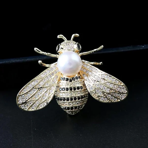 1PC Insect Series Brooch Women Delicate Little Bee Brooches Crystal Rhinestone Pin Brooch Jewelry Gifts For Girl 2023