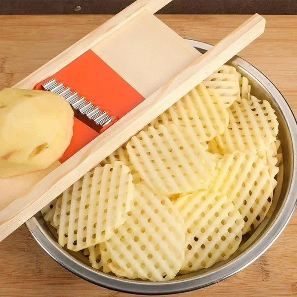 Potato Slicer Cut Potato Grid Artifact Grid Wipe Grid Knife Vegetable Cutter Wave Knife Cut Flower Knife Gadgets Accessories New