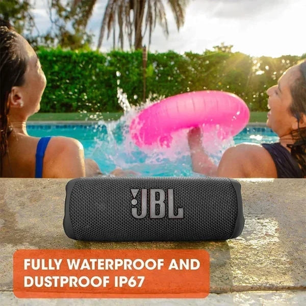 JBL FLIP 6 Wireless Bluetooth Speaker Portable IPX7 FLIP6 Waterproof Outdoor Stereo Bass Music Track Speaker Independent Tweeter