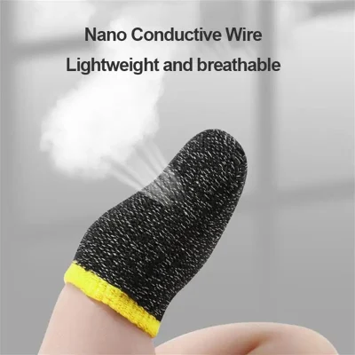 Gaming Finger Sleeve Breathable Fingertips Mobile Games Touch Screen Finger Cots Cover Sensitive Mobile Touch Gaming Accessories