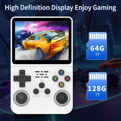 R36S Retro Handheld Video Game Console 3.5 Inch IPS Screen Open Source 64/128G Games Boy Gift RK3326 Portable Pocket Game Player