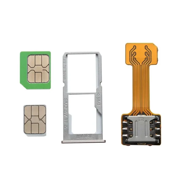 Universal TF Hybrid Sim Slot Dual SIM Card Adapter For DIY Micro SD Extender Nano Cato Android Phone All Dual SIM mobile phone