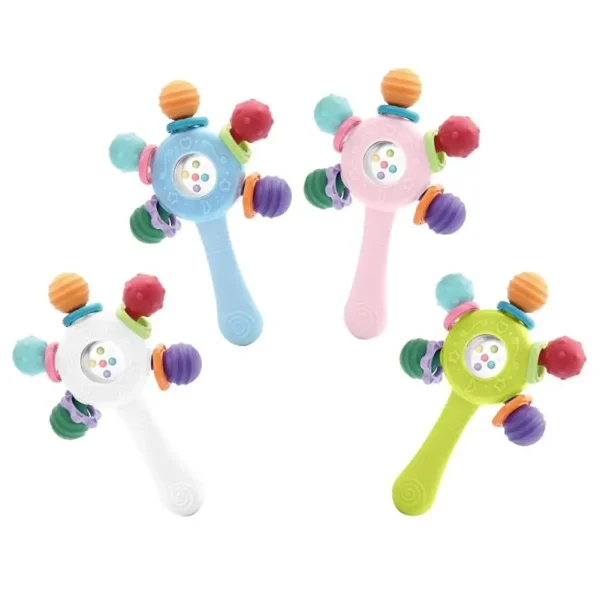 Hand-held Rattle Baby Development Toys 0 6 12 Months Sensory Baby Teether Soft Teething Educational Toys Games For Babies