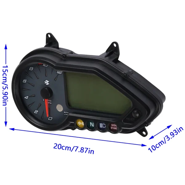 Motorcycle Speedometer Digital LCD Tachometer Instrument For BAJAJ180 Pulsar 220S Pulsar125 135 150 160 180 220NS 2015-2018