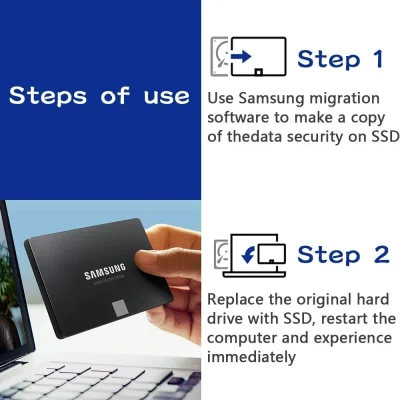 SAMSUNG SSD 870 EVO 1TB 2TB 250GB 500GB Internal Solid State Disk HDD Hard Drive SATA3 2.5 inch Laptop Desktop PC MLC disco duro