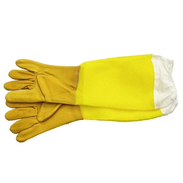 Breathable Apiarist Anti Sting Gloves XL XXL 3XL Vented Cotton Long Sleeve Protect Hands From Stings Protective Farming Apiary