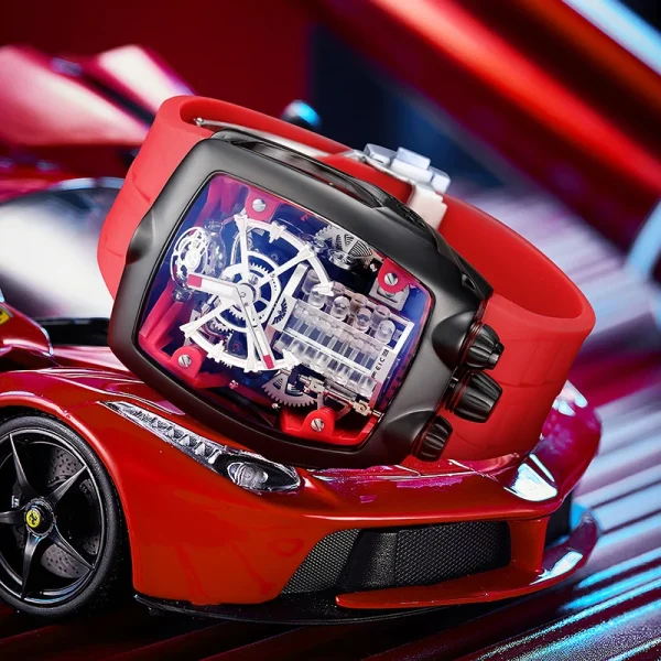 FKICE Super Running Concept Fashion Men's Watches Large Dial Automatic Luxury Watch Men Waterproof Watch Men Wrist Watch FM666