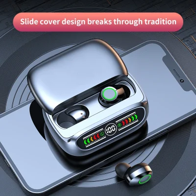 Soleeanre Earphone Wireless Headphones Game Earbuds with LED Screen Sports Headset Charging Box With Microphone Supports all sma