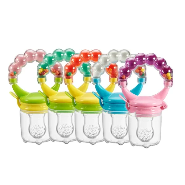 Baby Teether for Teeth Bebe Pacifier Fresh Food Feeder Babies accessories newborn Silicone Rice Cereal Fruit Bottle Squeeze