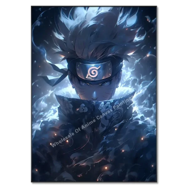 Naruto Naruto Decorative Painting Bedroom Cartoon Anime Kakashi Poster Hanging Painting Dormitory Room Decoration Mural Painting