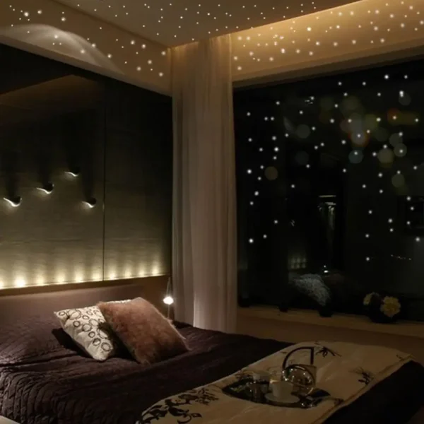 407 Pcs Round Dots Wall Stickers Polka Circles Night Luminous Star Ceiling Decals Glow In The Dark Peel Art Mural For Kids Room
