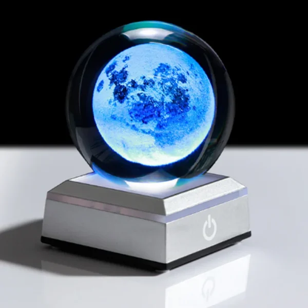 3D Crystal Ball Laser Engraved Planet Crystal Ball Solar System Globe Astronomy Gift Birthday Gift Glass Sphere Home Decoration