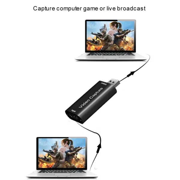 4K HDMI Video Capture Card Live Streaming Board Capture USB 2.0 1080P Card Grabber Recorder Box for PS4 XBOX Game DVD Camera
