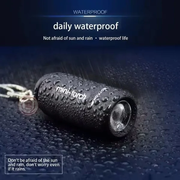 Mini Flashlight USB Rechargeable LED Multifunction Torch Lamp Pocket Keychain Flashlight Waterproof Outdoor Camping Light