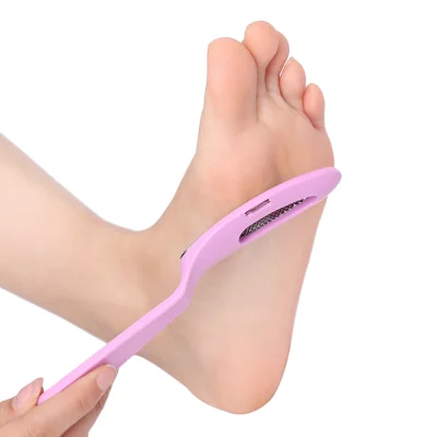 Double-headed Foot Grinder Stainless Steel Foot Rubbing Board Grindstone Foot Scrubbing Brush Dead Skin File Pedicure Remover