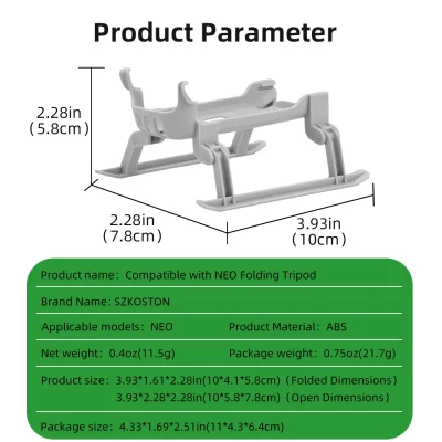 Landing Gear For DJI Neo Height Extender Landing Legs Foldable Quick Release Protection Tripod For DJI Neo Drone Accessories