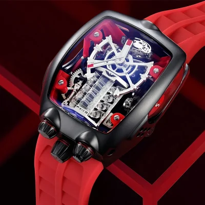 FKICE Super Running Concept Fashion Men’s Watches Large Dial Automatic Luxury Watch Men Waterproof Watch Men Wrist Watch FM666