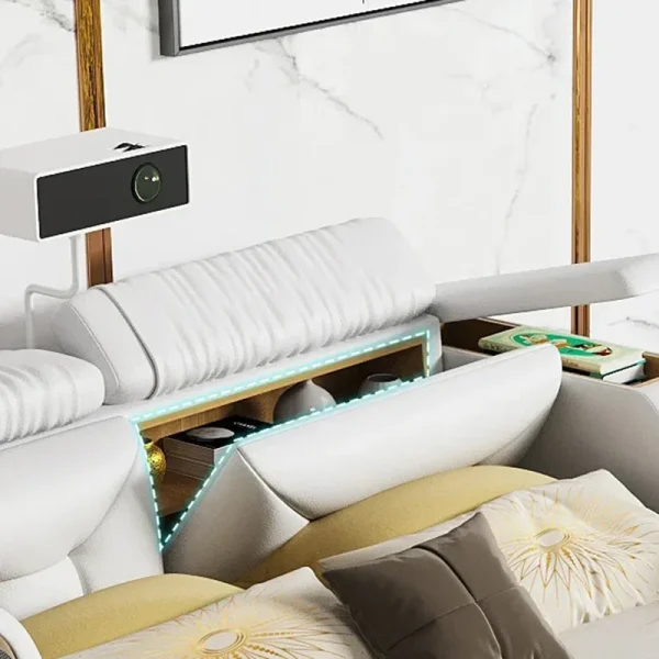 Korean Modern Luxury Bed European Nature Luxury Bedroom Human Bed Design Multifunctional Bedroom Camas King Size Home Furniture