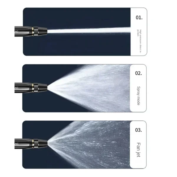 Car Wash Gun High-Pressure Water-Gun Household Car Wash Water Gun Black Diamond Water Gun Watering Pipe Car Wash Nozzle