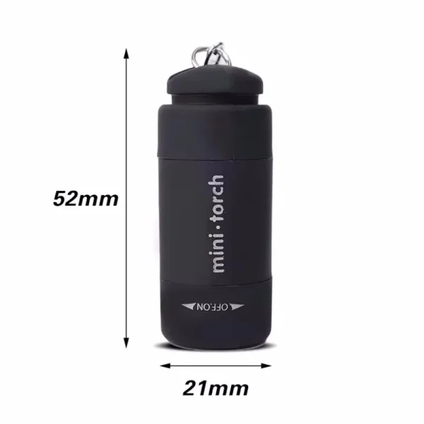 Mini Flashlight USB Rechargeable LED Multifunction Torch Lamp Pocket Keychain Flashlight Waterproof Outdoor Camping Light