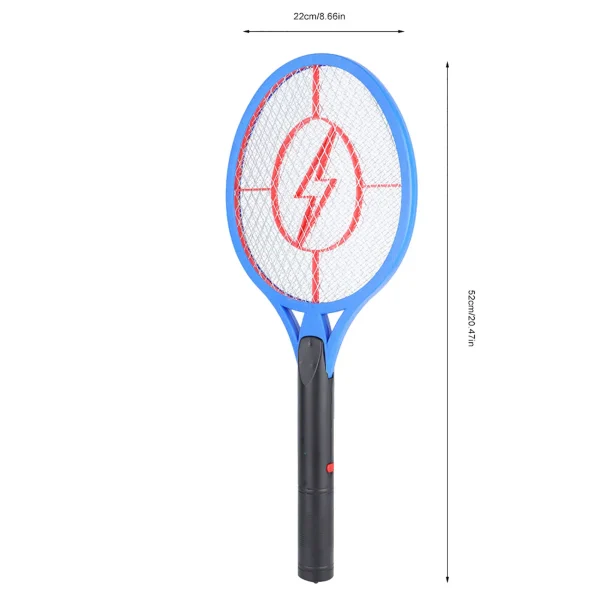 Electric Mosquitos Killer Fly Insect Bug Bat Handheld Mosquito Swatter Racket Three-layer Safe Pest Control Bedroom Tool
