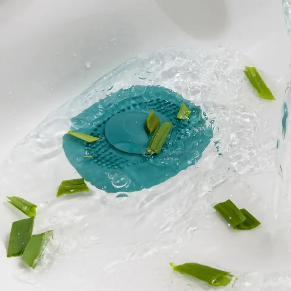 Silicone Anti-blocking Bathtub Stopper for Bathroom Floor Drain Shower Sink Kitchen Household Strainer Tools