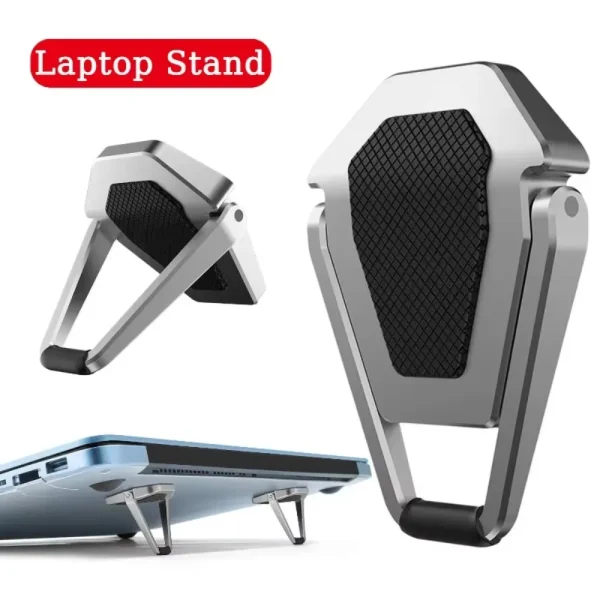 New Foldable Laptop Stand Mini Invisible Computer Keyboard Holder Portable Anti Slip Cooling Folding Holder for Lenovo/Thinkpad