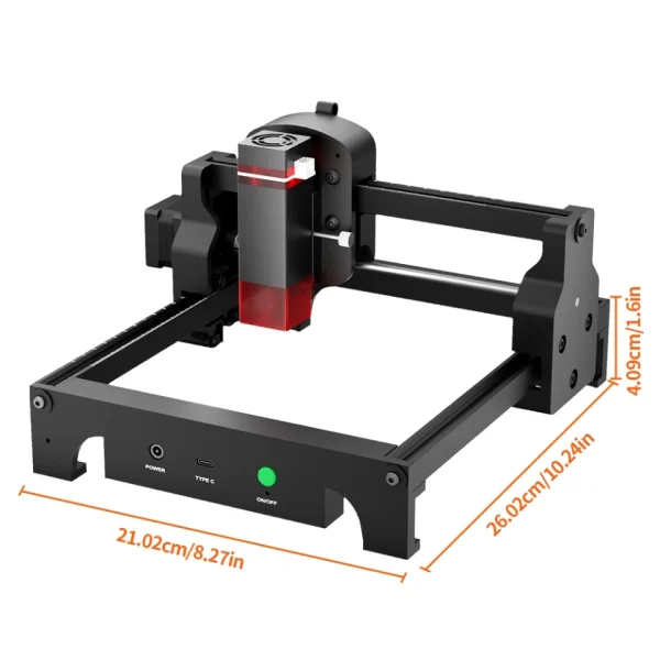 ACMER Mini Portable Laser Engraver DIY Laser Cut Engraving Machine Engrave Logo Wood Painted Metal Acrylic Glass Leather