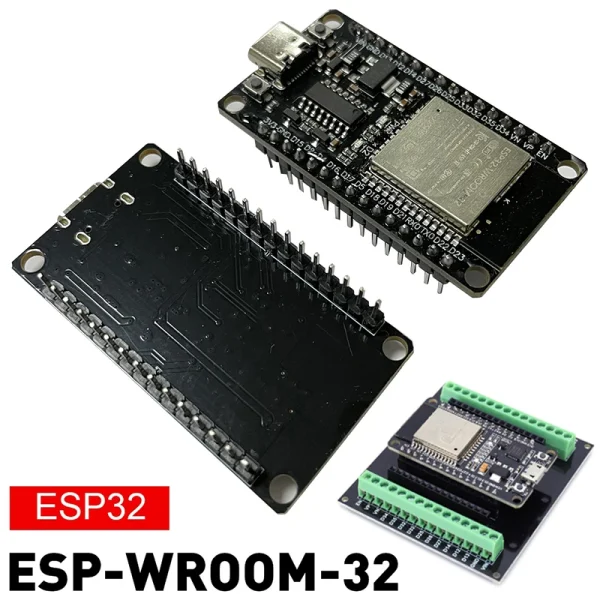 ESP32 Development Board CH340C WiFi+Bluetooth Ultra-Low Power Dual Core ESP32-DevKitC-32 ESP-WROOM-32 32U Expansion Board 30 pin