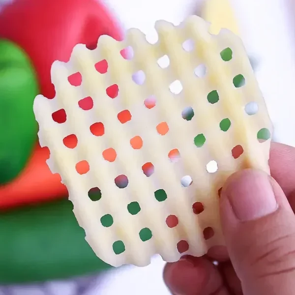 Potato Slicer Cut Potato Grid Artifact Grid Wipe Grid Knife Vegetable Cutter Wave Knife Cut Flower Knife Gadgets Accessories New