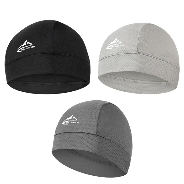 Motorcycle Riding Helmet Lining Hat Cooling Breathable Sweat Wicking Cycling Running Cap Helmet Liner Under Helmets