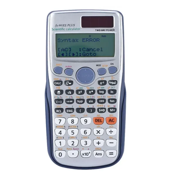FX-991ES-PLUS Calculator 417 Functions High School Office Two Ways 82MS Scientific Calculator School Students Digital 12 Digits