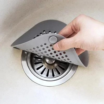 5/1PCS Hair Catcher Filter Sink Anti-blocking Strainer Bathtub Shower Floor Silicone Stopper Cover Kitchen Bathroom Accessor
