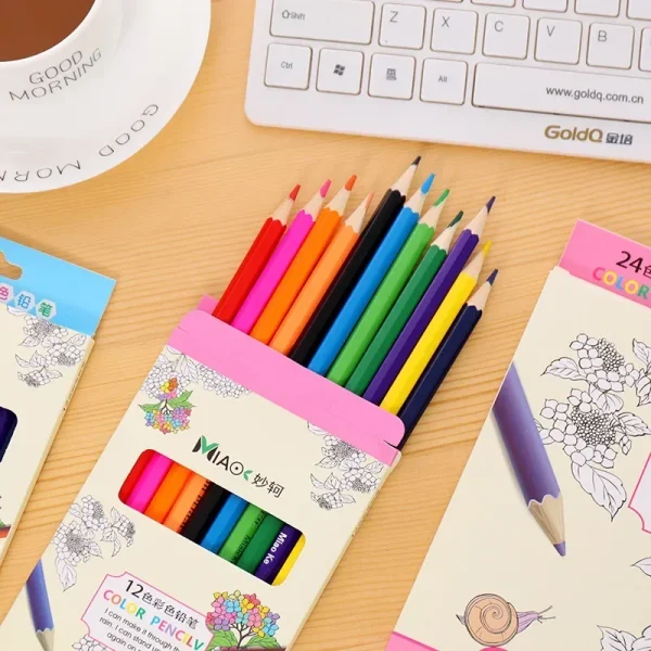 Nature story color pencils for drawing 12/18 different colores pencil set Crayon Stationery Office school supplies lapices