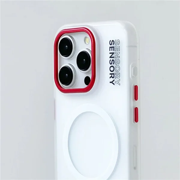 For Magsafe Wireless Charge Cases For iPhone 16 13 12 14 15 Pro Max Matte Magnetic Trendy Shockproof Armor Case Metal Lens Cover