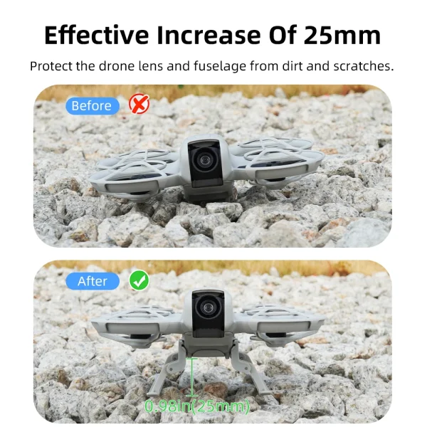 Landing Gear For DJI Neo Height Extender Landing Legs Foldable Quick Release Protection Tripod For DJI Neo Drone Accessories