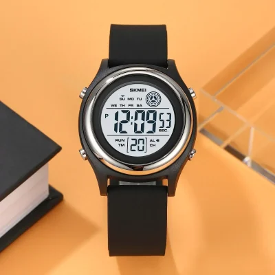 SKMEI 2094 Women Stopwatch Lady Wristwatch 50M Waterproof Shockproof reloj mujer Back Light Display Countdown Digital Watches