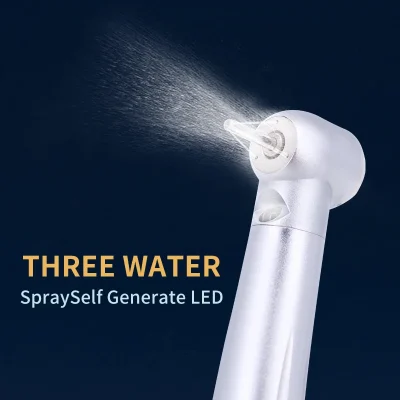 LED Dental High Speed Handpiece Dentist Tips Air Turbine B2 M4 Push Button Ceramic Bearing Handpiece
