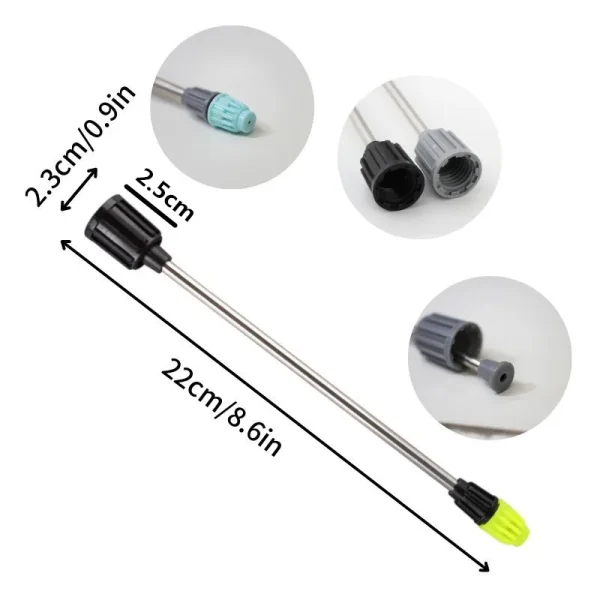 Portable Pressure Hand Operated Spray Bottle Kettle Pressurized Sprayer Extension Rod Long Nozzle Gardening Tool Long Nozzle New