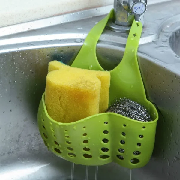 Kitchen Sink Drain Rack Shelf Sponge Storage Holder Hang Sink Basket Bag Soap Dish Drainer Organizer Gadget Bathroom Accessories