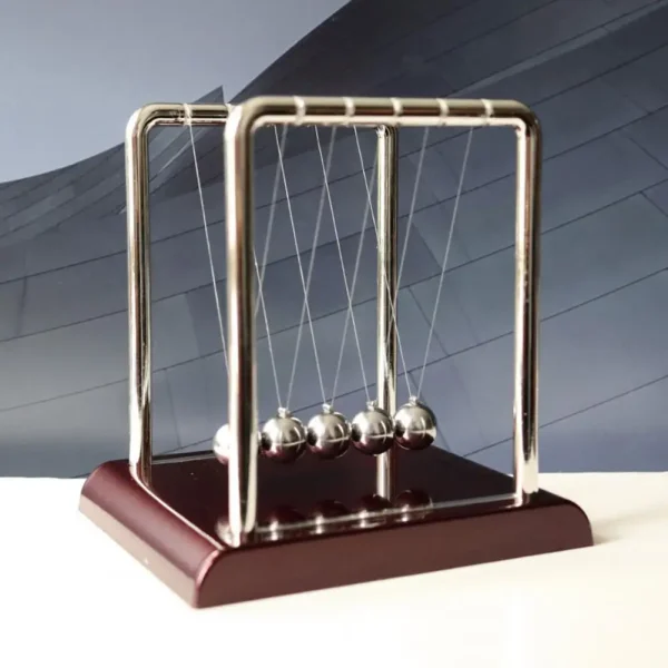 Home Decor Newton's Cradle Metal Pendulum Educational Physics Toy Kinetic Energy Office Stress Reliever Ornament