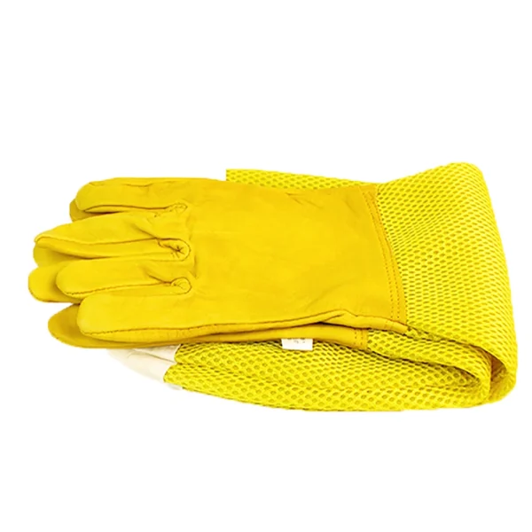 Breathable Apiarist Anti Sting Gloves XL XXL 3XL Vented Cotton Long Sleeve Protect Hands From Stings Protective Farming Apiary